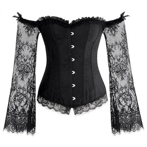 Corselet mangas de renda entrega expressa